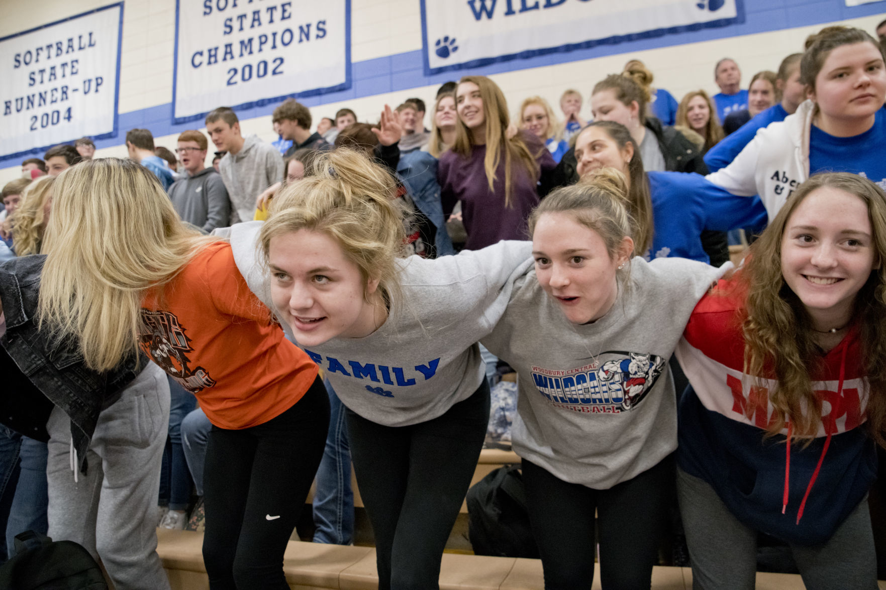 Woodbury Central football sendoff